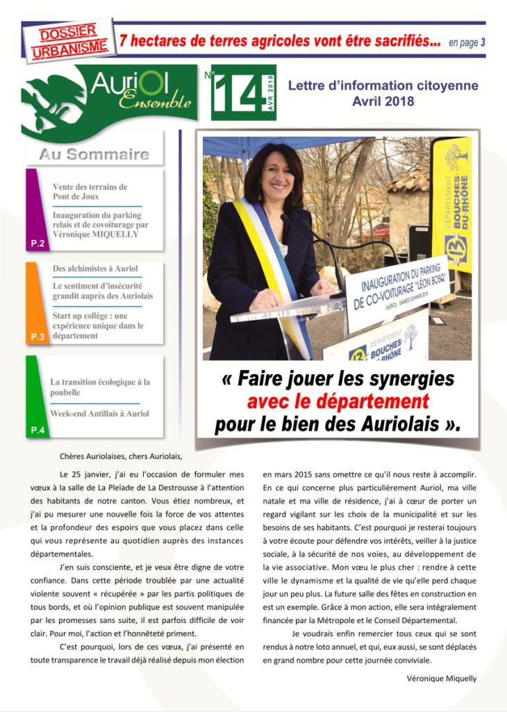 Journal Auriol Ensemble N°14